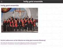 Tablet Screenshot of heiliggeistensemble.de